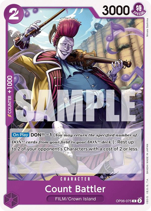 Count Battler (OP06-075) - Wings of the Captain (Common) [OP06-075] — one-piece card