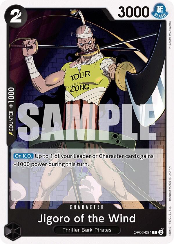 Jigoro of the Wind (OP06-084) - Wings of the Captain (Common) [OP06-084] — one-piece card