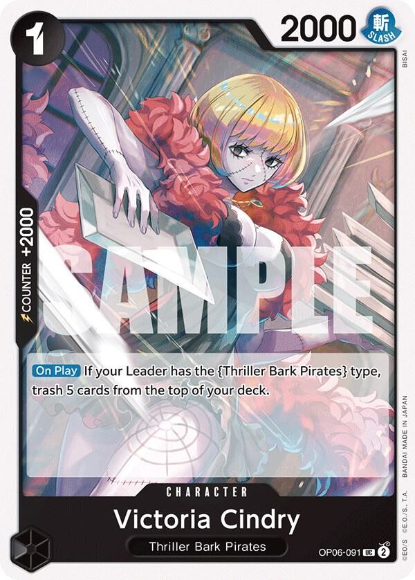 Victoria Cindry (OP06-091) - Wings of the Captain (Uncommon) [OP06-091] — one-piece card