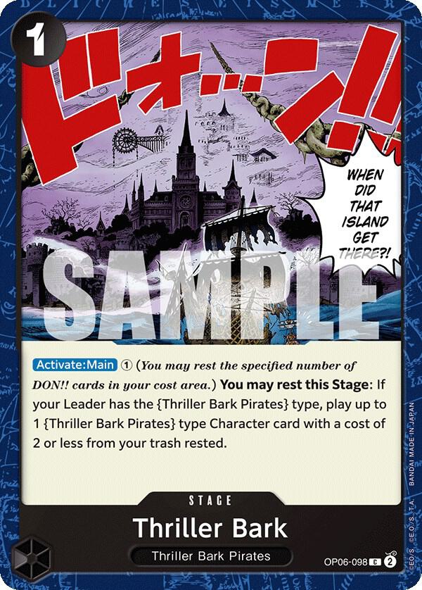 Thriller Bark (OP06-098) - Wings of the Captain (Common) [OP06-098] — one-piece card