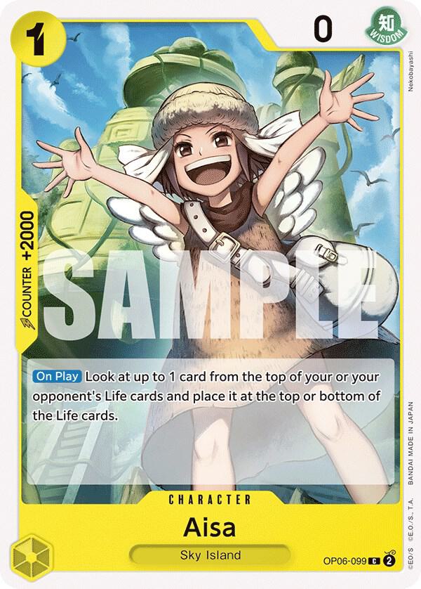 Aisa (OP06-099) - Wings of the Captain (Common) [OP06-099] — one-piece card Image principale du produit