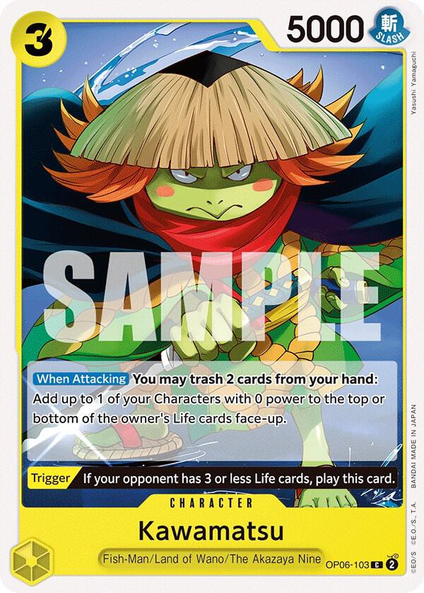 Kawamatsu (OP06-103) - Wings of the Captain (Common) [OP06-103] — one-piece card