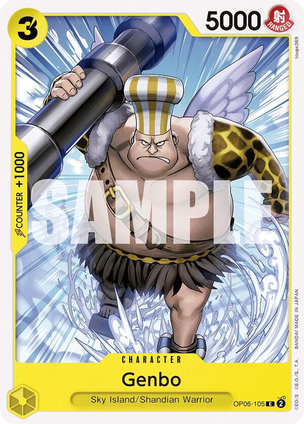 Genbo (OP06-105) - Wings of the Captain (Common) [OP06-105] — one-piece card