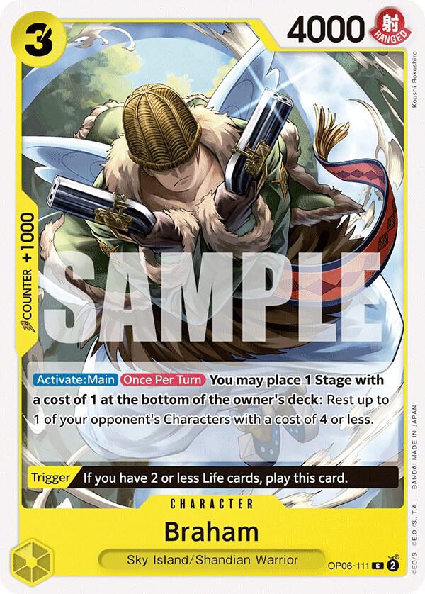 Braham (OP06-111) - Wings of the Captain (Common) [OP06-111] — one-piece card