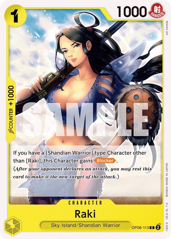 Raki (OP06-113) - Wings of the Captain (Common) [OP06-113] — one-piece card