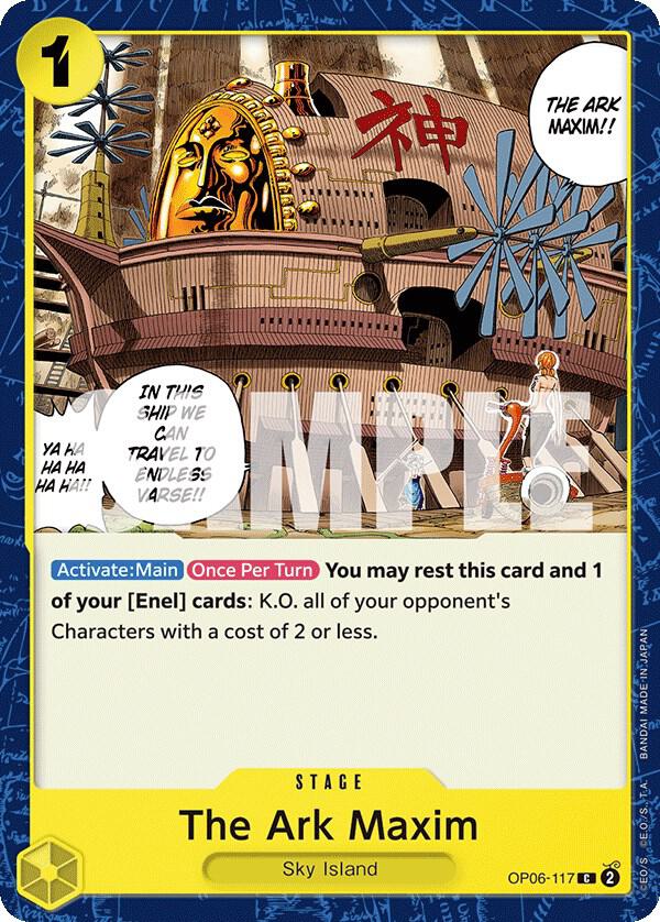 The Ark Maxim (OP06-117) - Wings of the Captain (Common) [OP06-117] — one-piece card Immagine principale del prodotto