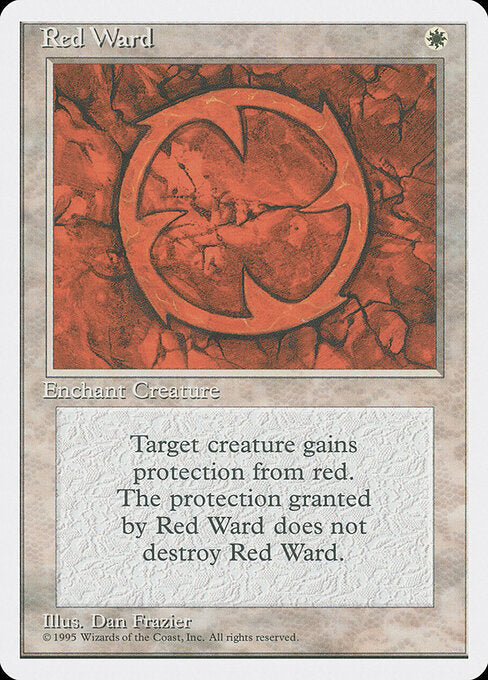 Red Ward – Fourth Edition (4ED-44) Magic: The Gathering card | LC-REM-20260804-15151821193548-543e8ec0-f36a-46a6-b7b1-e983e90a091a Hauptbild