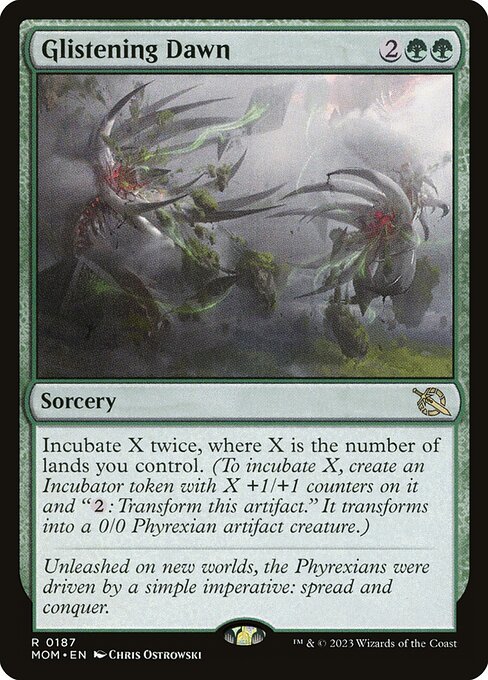 Glistening Dawn – March of the Machine (MOM-187) Magic: The Gathering card Main image