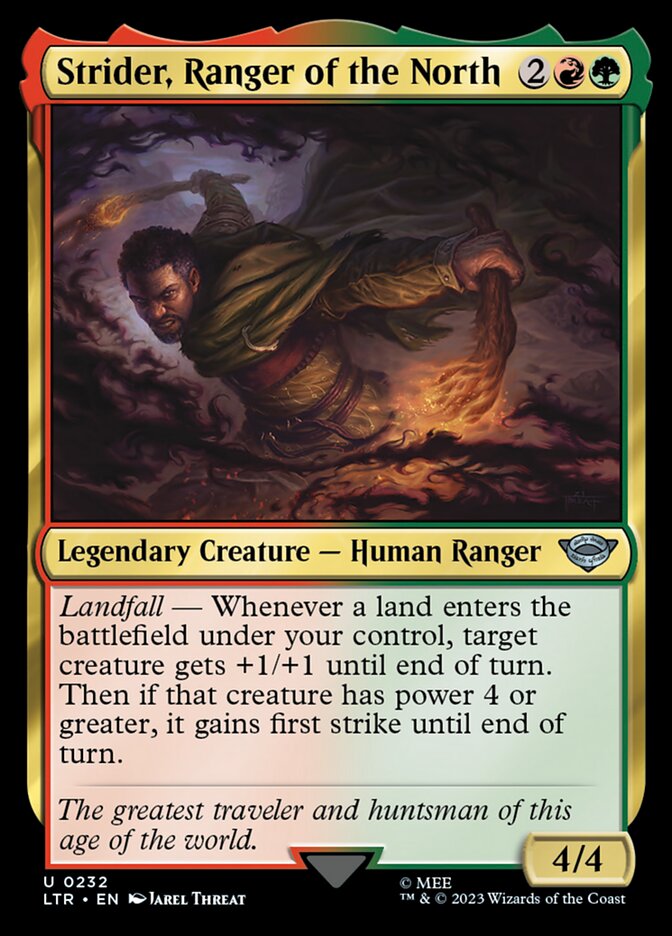 Strider, Ranger of the North - The Lord of the Rings: Tales of Middle-earth (Uncommon) [LTR-232]
