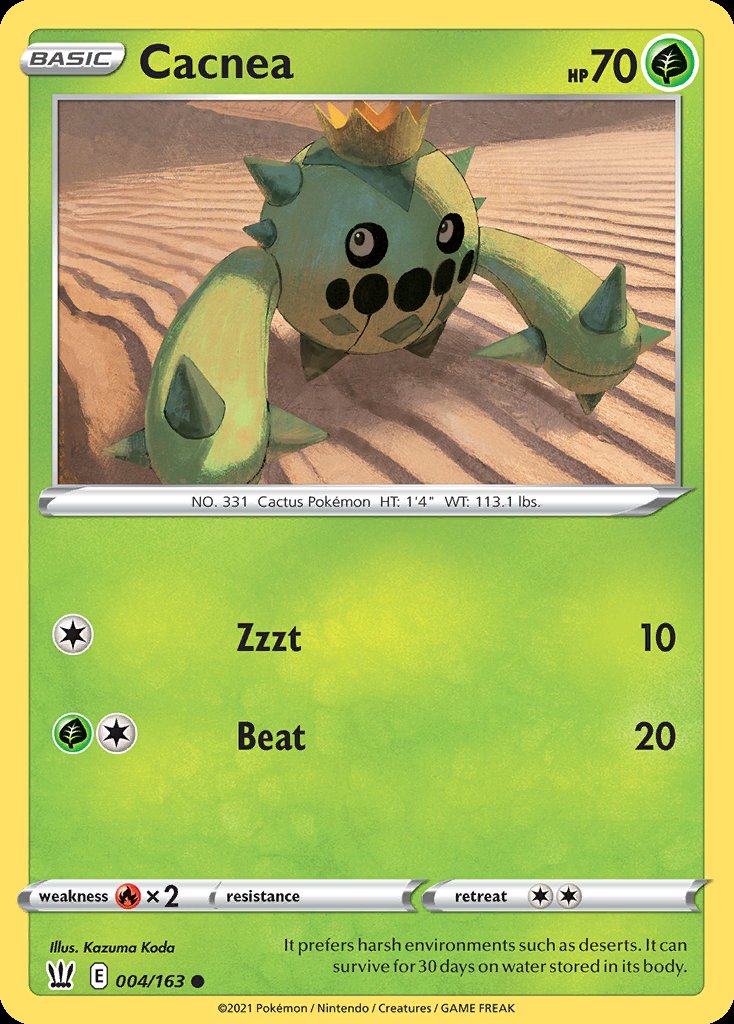 Cacnea - Battle Styles (Common) [BST-4] Hoofdafbeelding