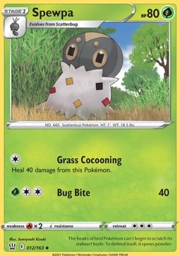 Spewpa - Battle Styles (Uncommon) [BST-12] Immagine principale del prodotto
