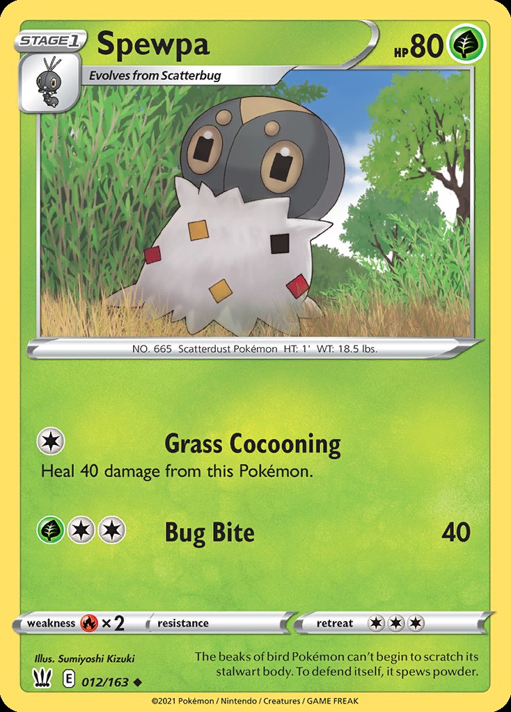 Spewpa - Battle Styles (Uncommon) [BST-12] Immagine principale del prodotto