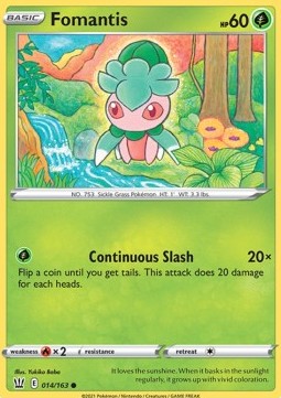 Fomantis - Battle Styles (Common) [BST-14] Hover Image