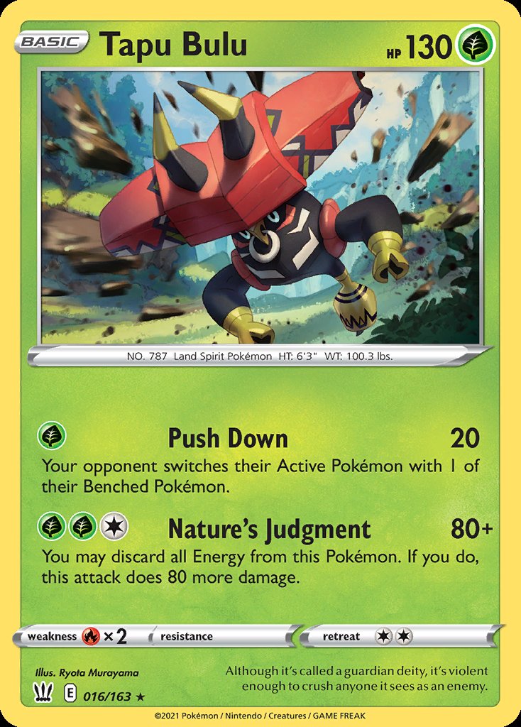 Tapu Bulu - Battle Styles (Holo Rare) [BST-16] Immagine principale del prodotto