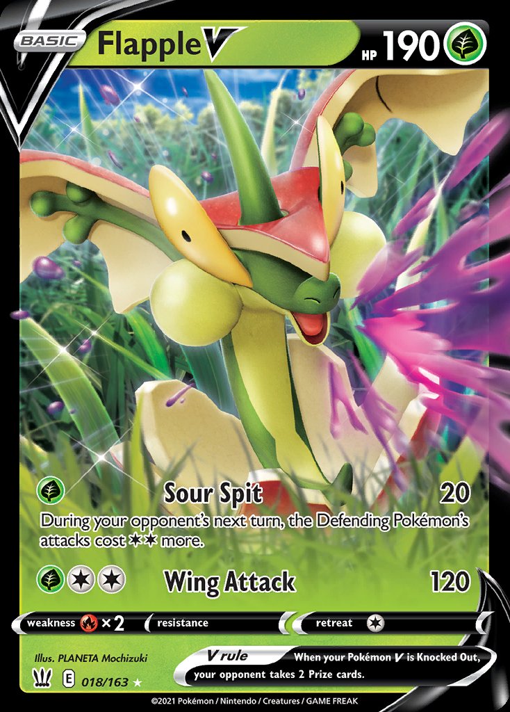 Flapple V - Battle Styles (Ultra Rare) [BST-18] Hoofdafbeelding