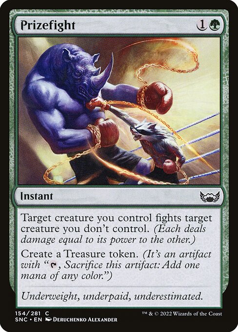 Prizefight – Streets of New Capenna (SNC-154) Magic: The Gathering card