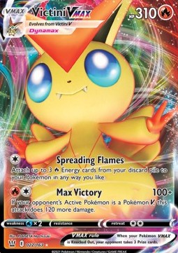 Victini VMAX - Battle Styles (Ultra Rare) [BST-22] Hover Image
