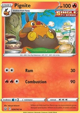 Pignite - Battle Styles (Uncommon) [BST-24] Hauptbild