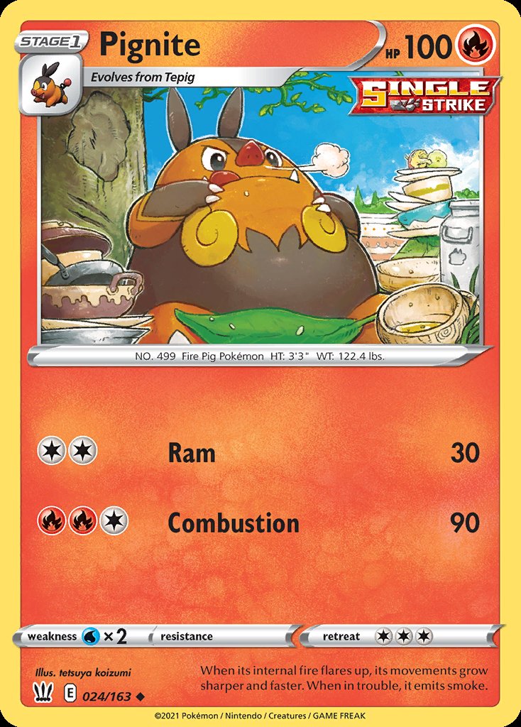 Pignite - Battle Styles (Uncommon) [BST-24] Immagine principale del prodotto