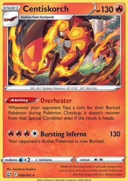 Centiskorch - Battle Styles (Rare) [BST-30] Hauptbild