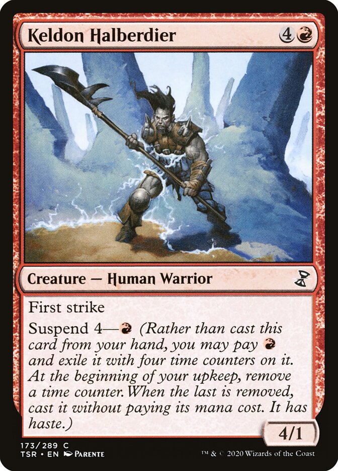 Keldon Halberdier - Time Spiral Remastered (Common) [TSR-173] Main image