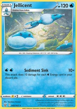 Jellicent - Battle Styles (Rare) [BST-42] Imagen principal del producto