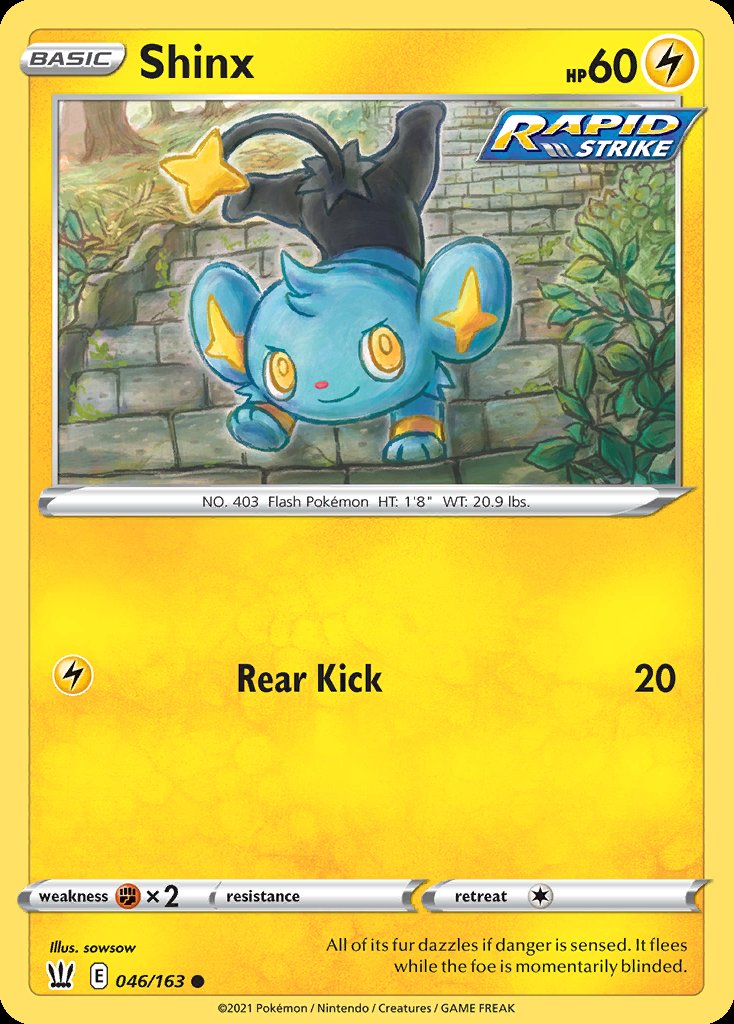 Shinx - Battle Styles (Common) [BST-46] Image principale du produit