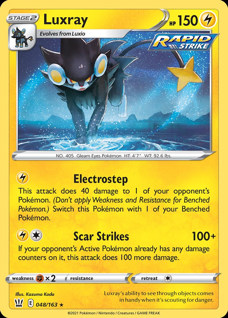 Luxray - Battle Styles (Holo Rare) [BST-48] Hoofdafbeelding