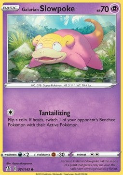 Galarian Slowpoke - Battle Styles (Common) [BST-54] Hover Image
