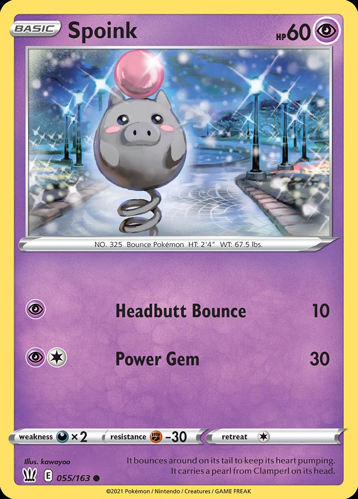 Spoink - Battle Styles (Common) [BST-55] Hoofdafbeelding