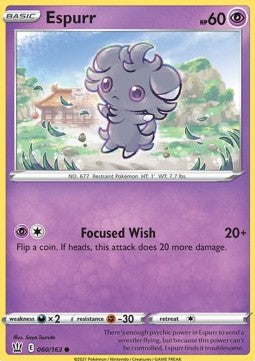 Espurr - Battle Styles (Common) [BST-60] Hover Image