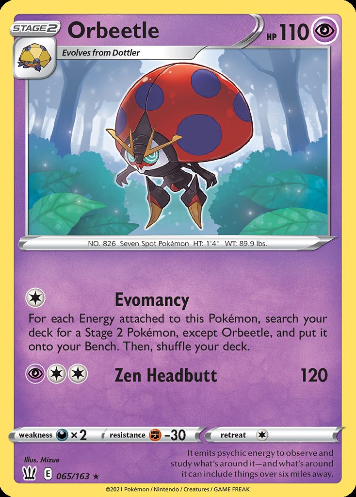 Orbeetle - Battle Styles (Holo Rare) [BST-65] Hoofdafbeelding