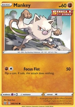 Mankey - Battle Styles (Common) [BST-66] Hauptbild
