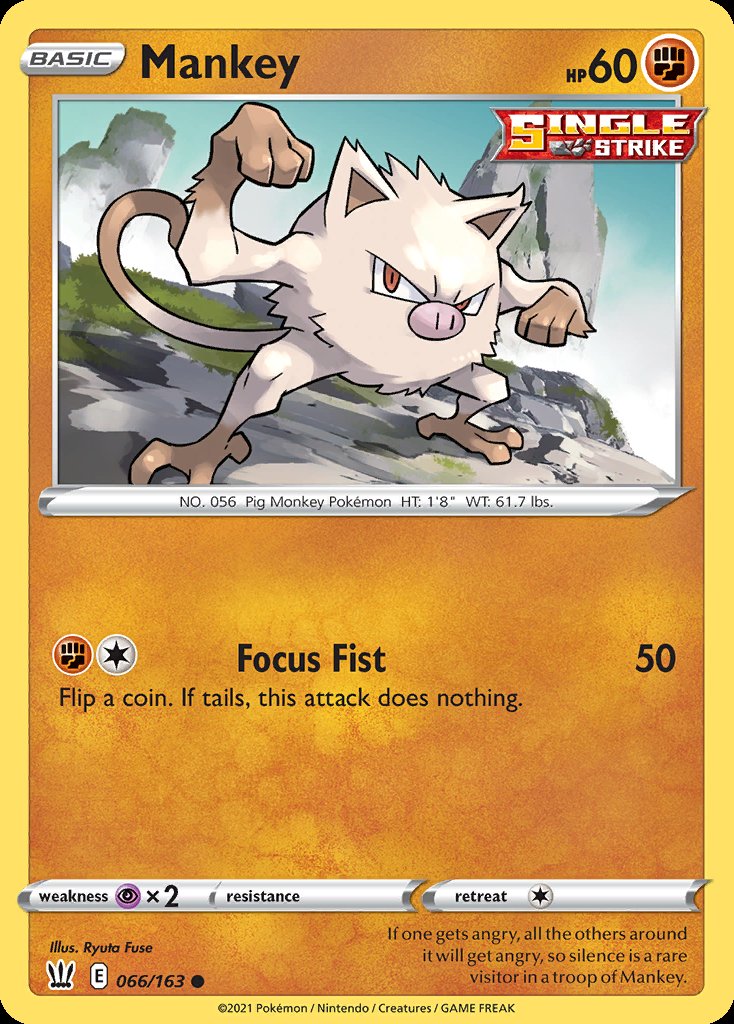 Mankey - Battle Styles (Common) [BST-66] Hoofdafbeelding