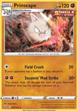 Primeape - Battle Styles (Rare) [BST-67] Hauptbild