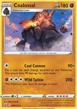 Coalossal - Battle Styles (Holo Rare) [BST-80] Hauptbild