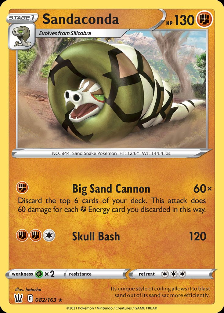 Sandaconda - Battle Styles (Holo Rare) [BST-82] Image principale du produit