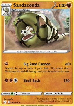Sandaconda - Battle Styles (Holo Rare) [BST-82]