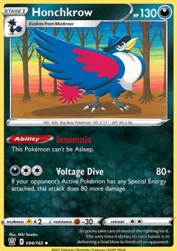 Honchkrow - Battle Styles (Uncommon) [BST-94] Hauptbild