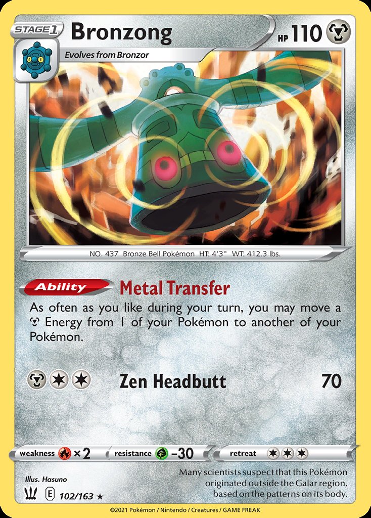 Bronzong - Battle Styles (Holo Rare) [BST-102] Image principale du produit