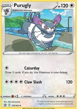 Purugly - Battle Styles (Uncommon) [BST-116] Hauptbild