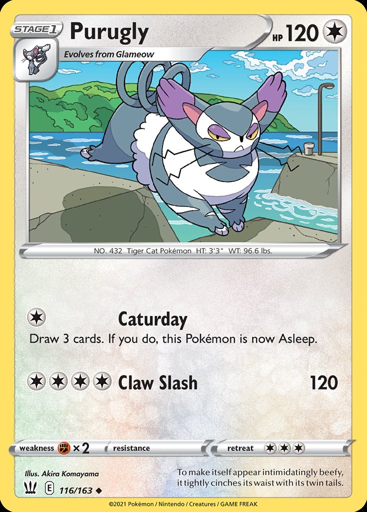 Purugly - Battle Styles (Uncommon) [BST-116] Immagine principale del prodotto