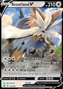 Stoutland V - Battle Styles (Ultra Rare) [BST-117] Hover Image
