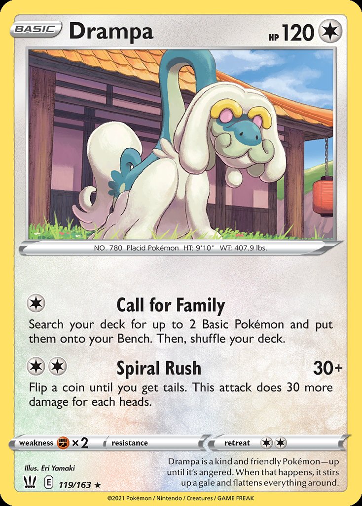 Drampa - Battle Styles (Rare) [BST-119] Immagine principale del prodotto