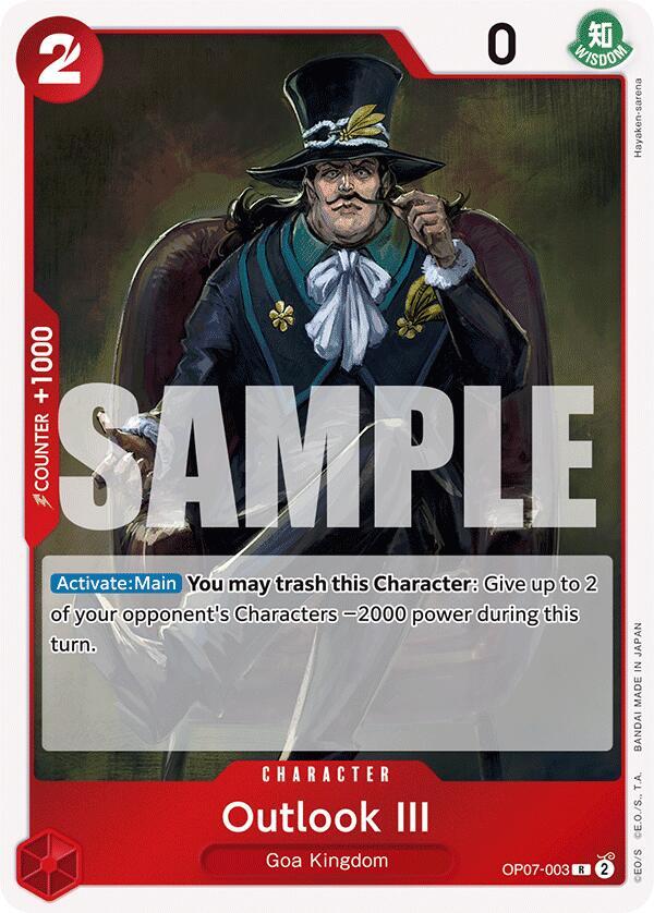 Outlook III (OP07-003) - 500 Years into the Future (Rare) [OP07-003] — one-piece card