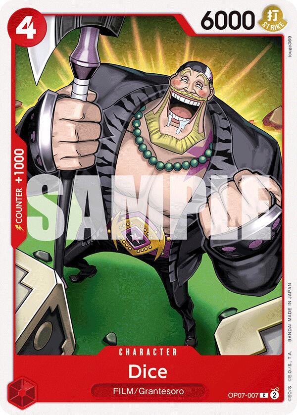 Dice (OP07-007) - 500 Years into the Future (Common) [OP07-007] — one-piece card