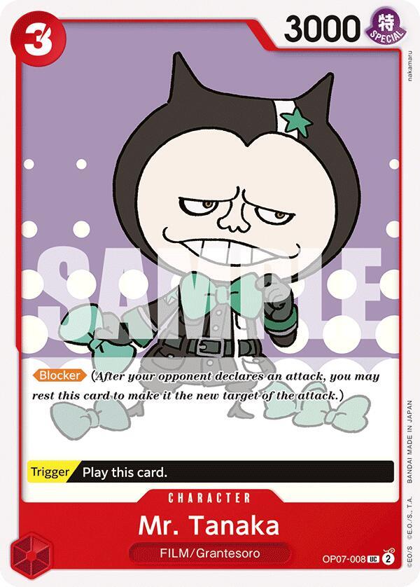 Mr. Tanaka (OP07-008) - 500 Years into the Future (Uncommon) [OP07-008] — one-piece card