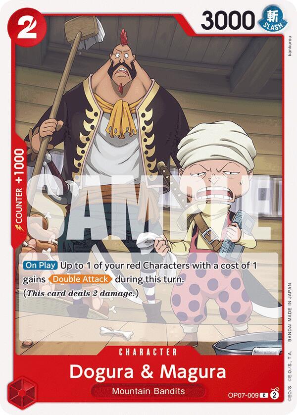 Dogura & Magura (OP07-009) - 500 Years into the Future (Common) [OP07-009] — one-piece card Hauptbild