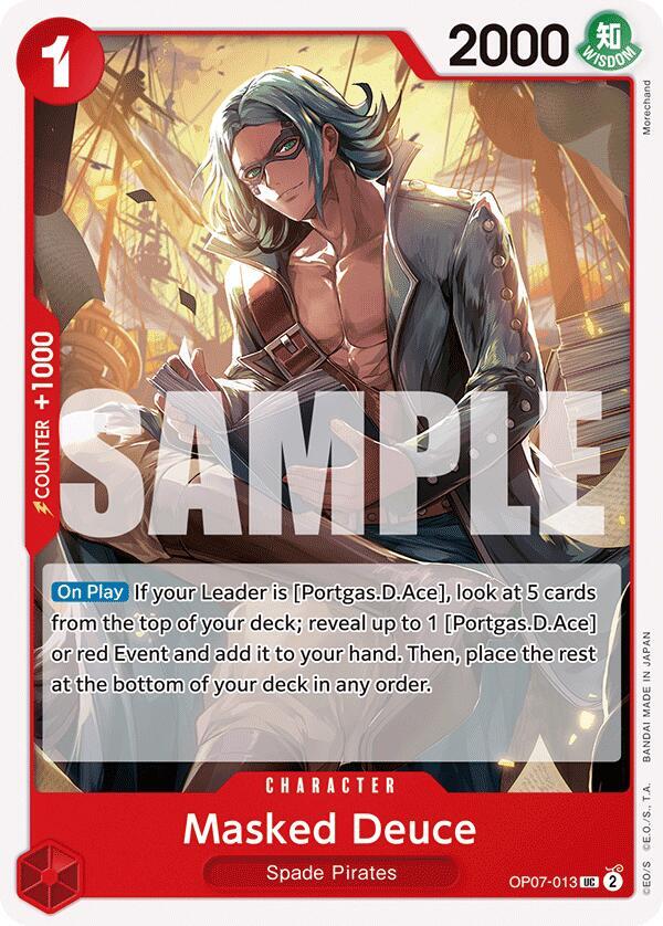 Masked Deuce (OP07-013) - 500 Years into the Future (Uncommon) [OP07-013] — one-piece card