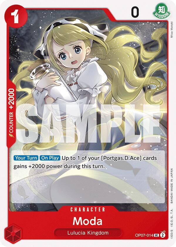 Moda (OP07-014) - 500 Years into the Future (Uncommon) [OP07-014] — one-piece card